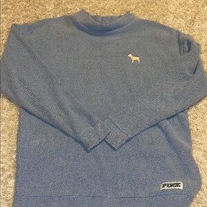 PINK Victoria's Secret Blue Crewneck Sweater
